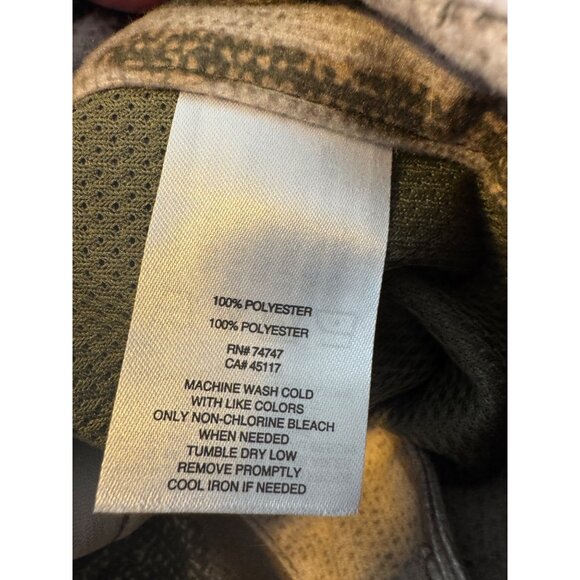 Cabela’s Camo Pants Microtex Size 30 W 32" L Soft Flannel Zipper Pockets NWOT - Picture 8 of 12